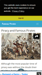 Mobile Screenshot of famous-pirates.com